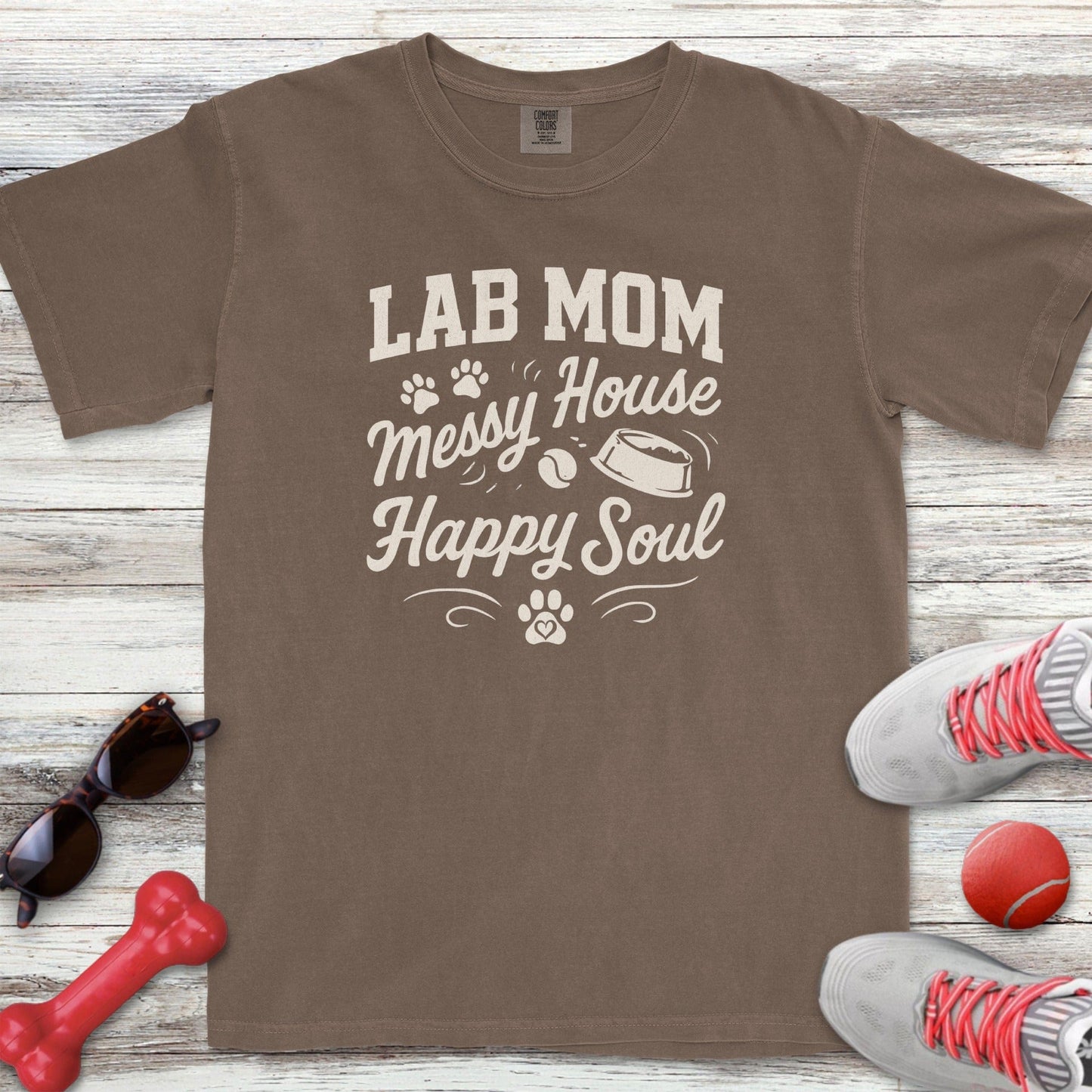 Lab Mom Happy Soul T-Shirt
