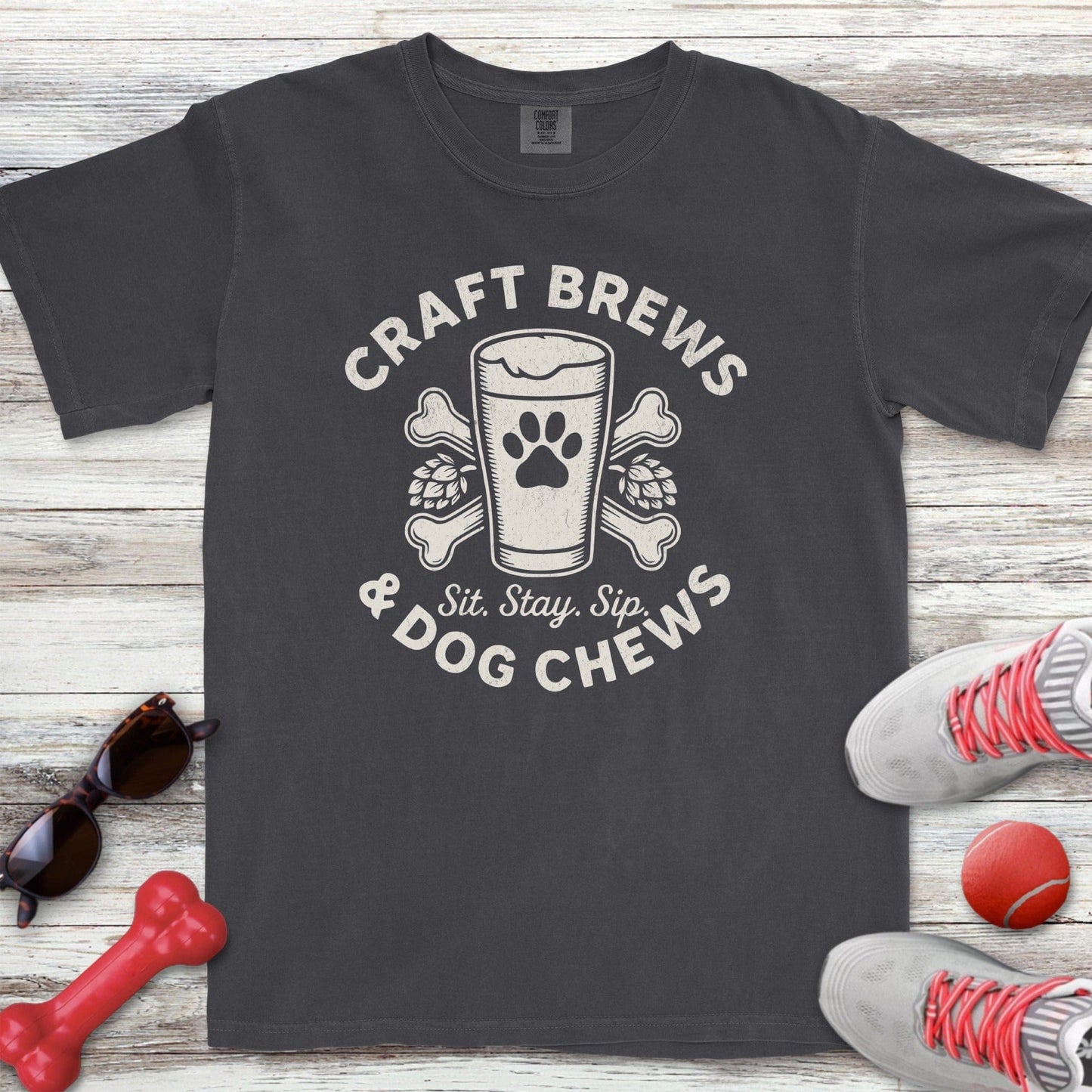 Craft Brews & Dog Chews T-Shirt
