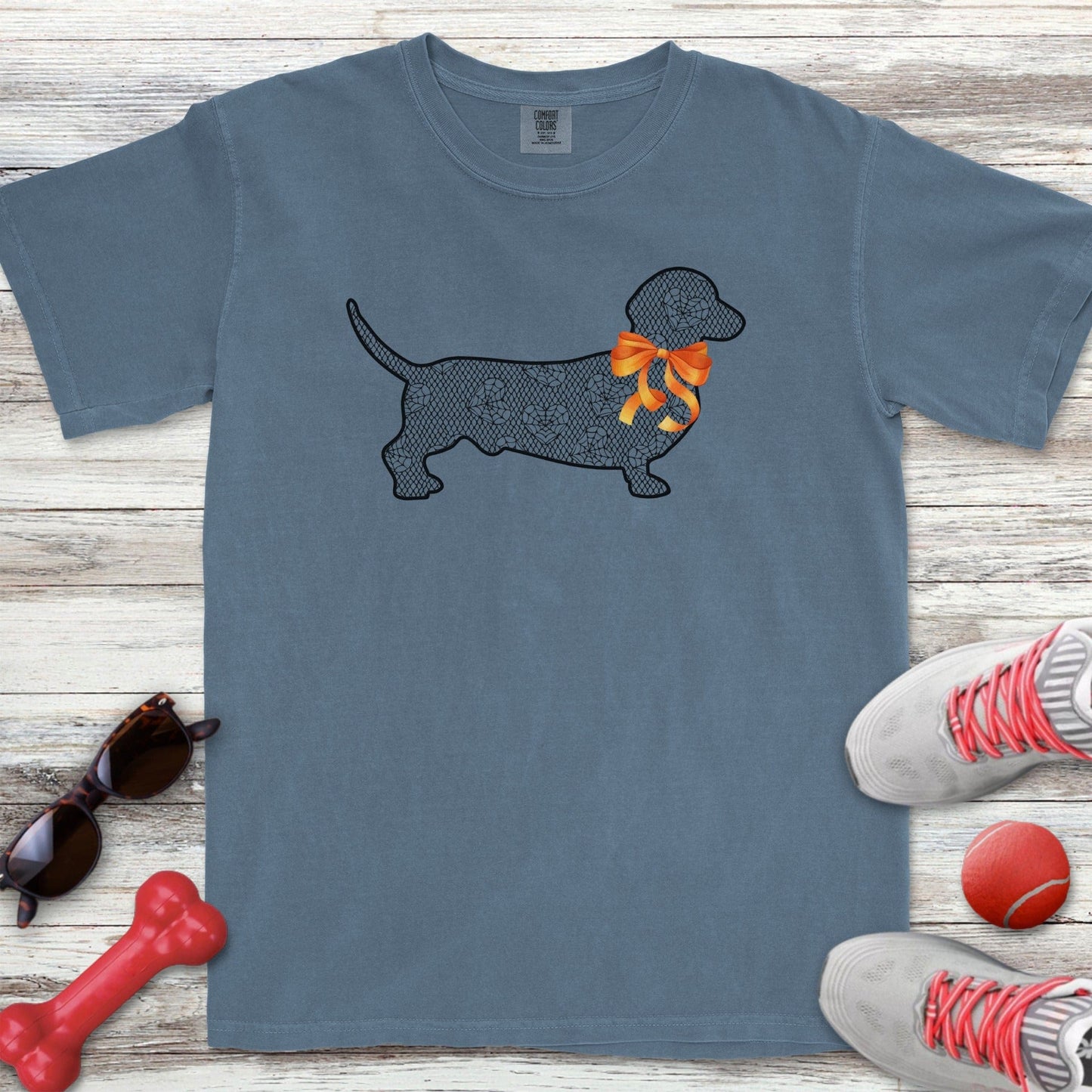 Web Heart Dachshund T-Shirt