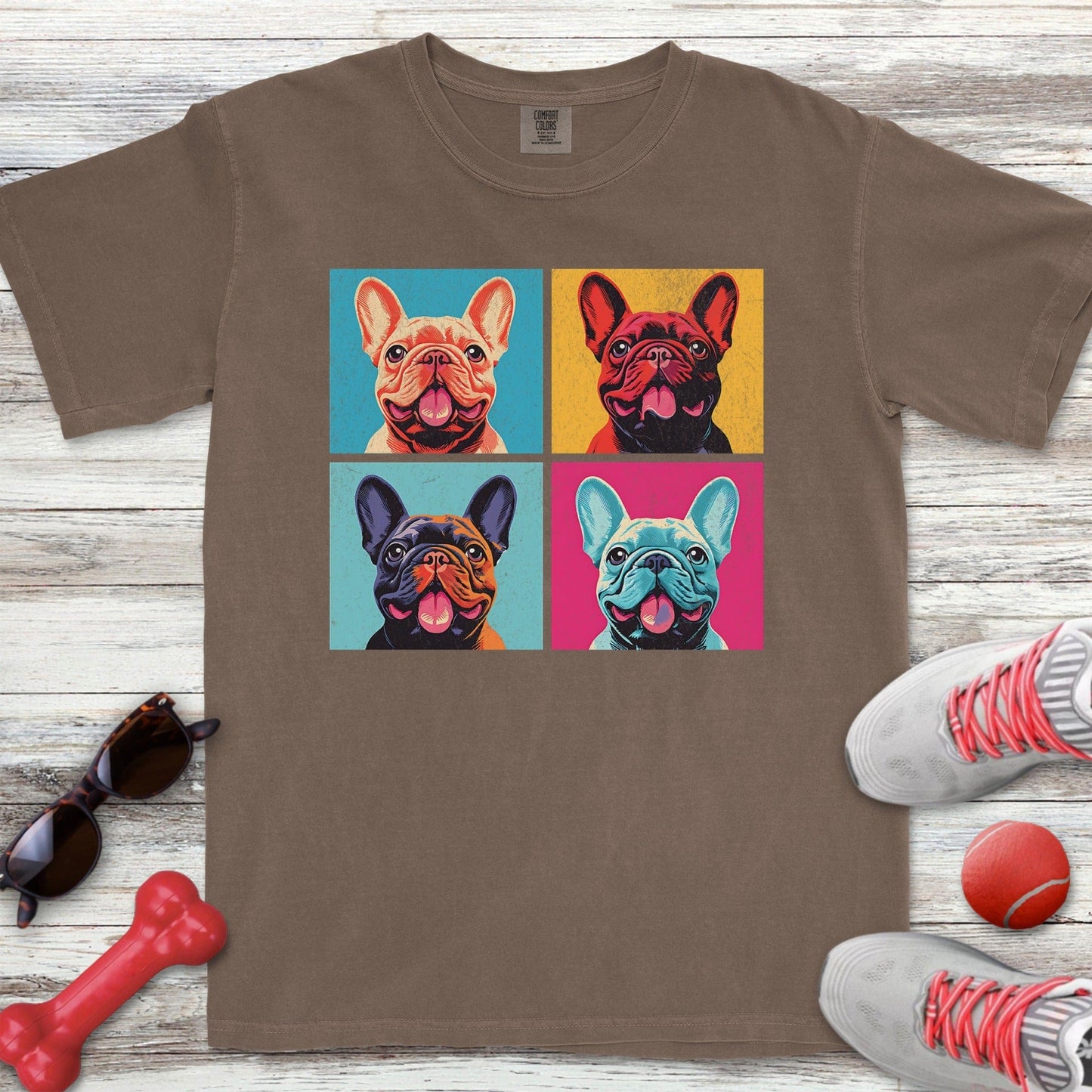 Pop Art French Bulldog T-Shirt