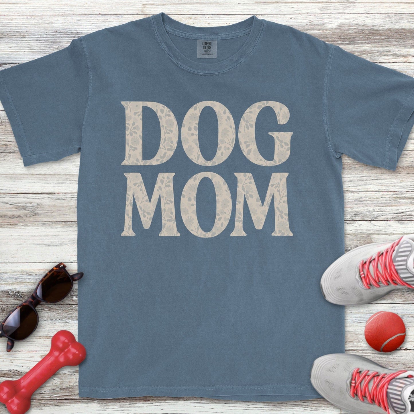 Dog Mom Floral T-Shirt