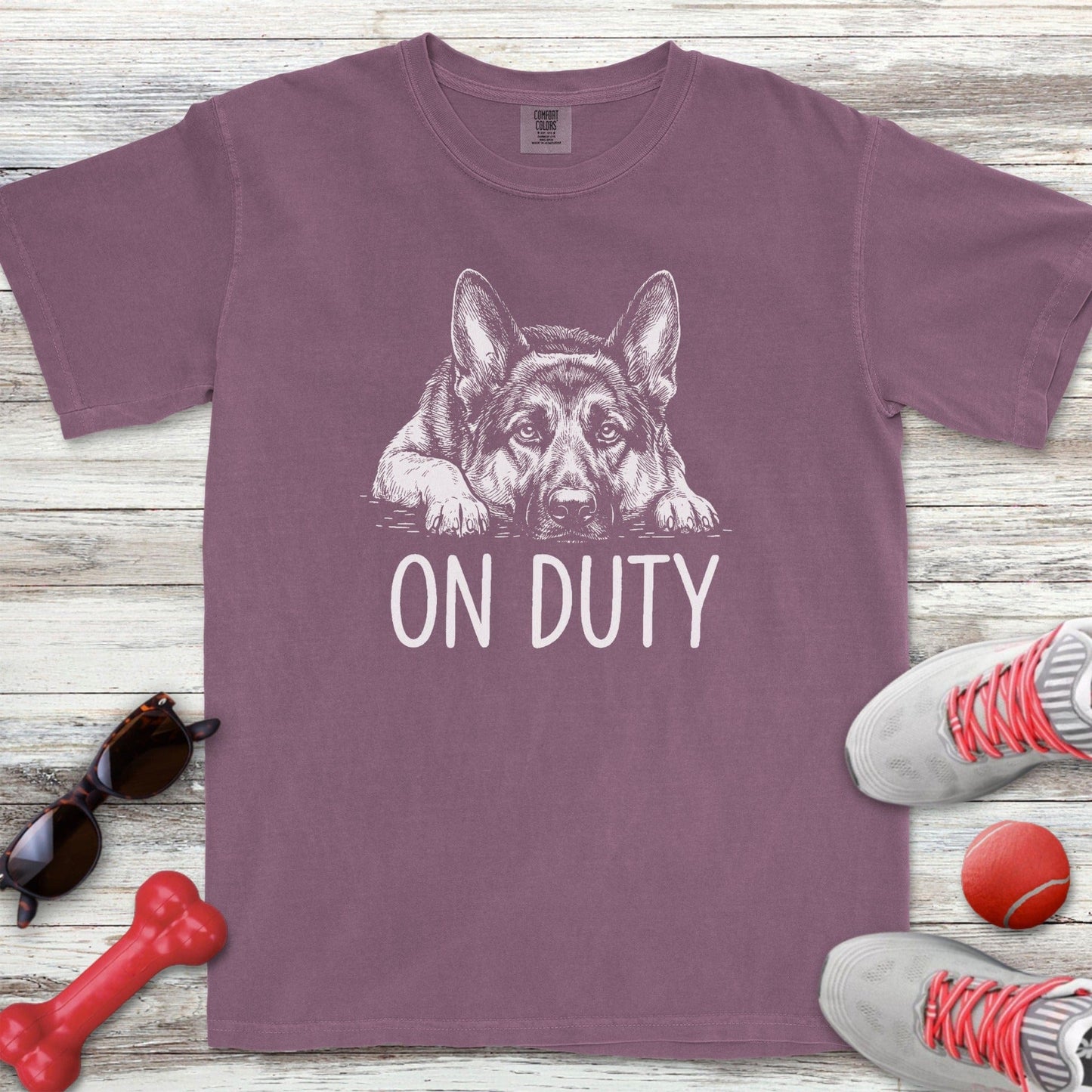 German Shepherd On Duty T-Shirt