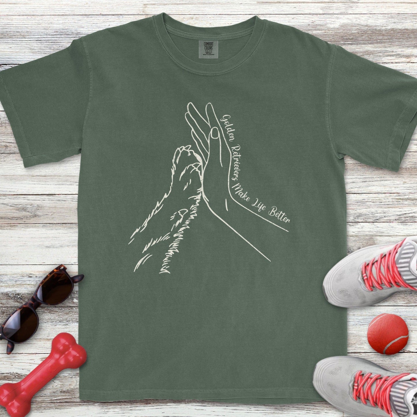 Golden Retriever Together T-Shirt