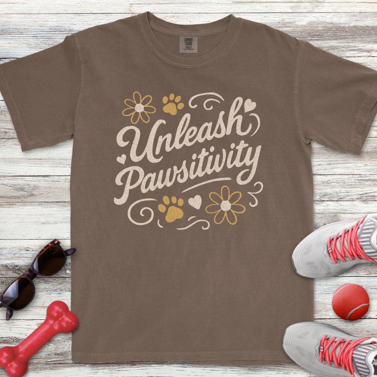 Unleash Pawsitivity T-Shirt