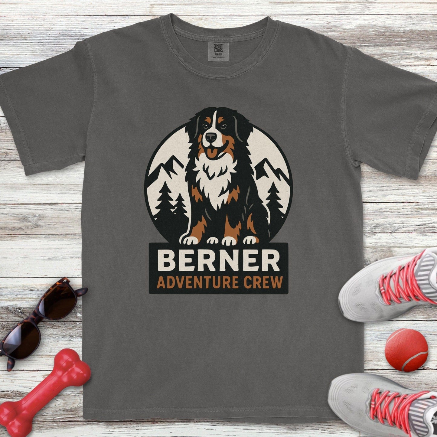 Bernese Mountain Dog Adventure Crew T-Shirt
