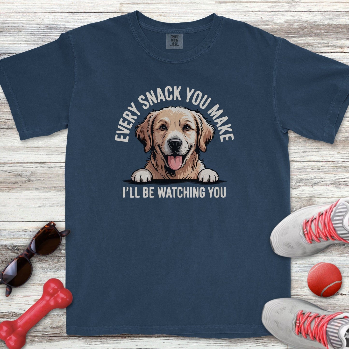 Every Snack Golden Retriever T-Shirt