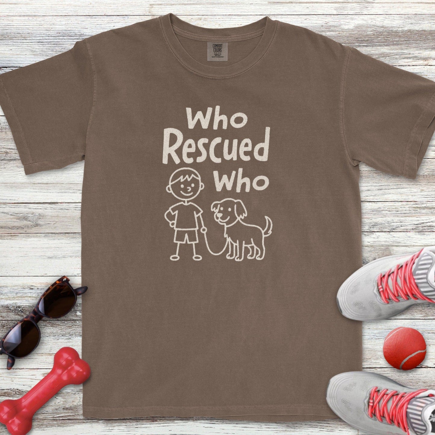 Who Rescued Who Boy T-Shirt