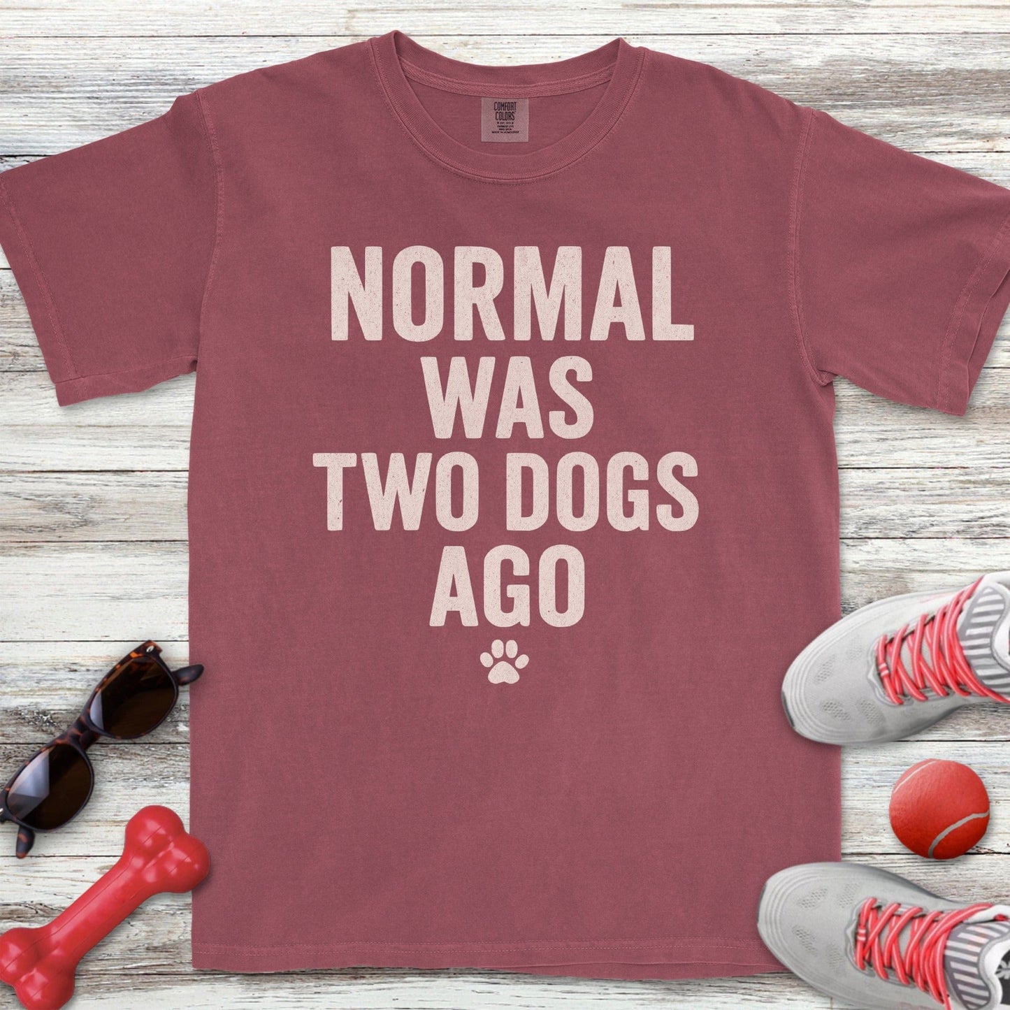 Normal Two Dogs Ago Bold T-Shirt