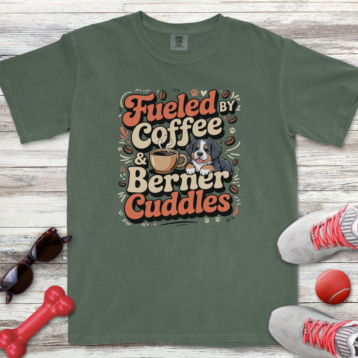 Coffee & Berner Cuddles T-Shirt