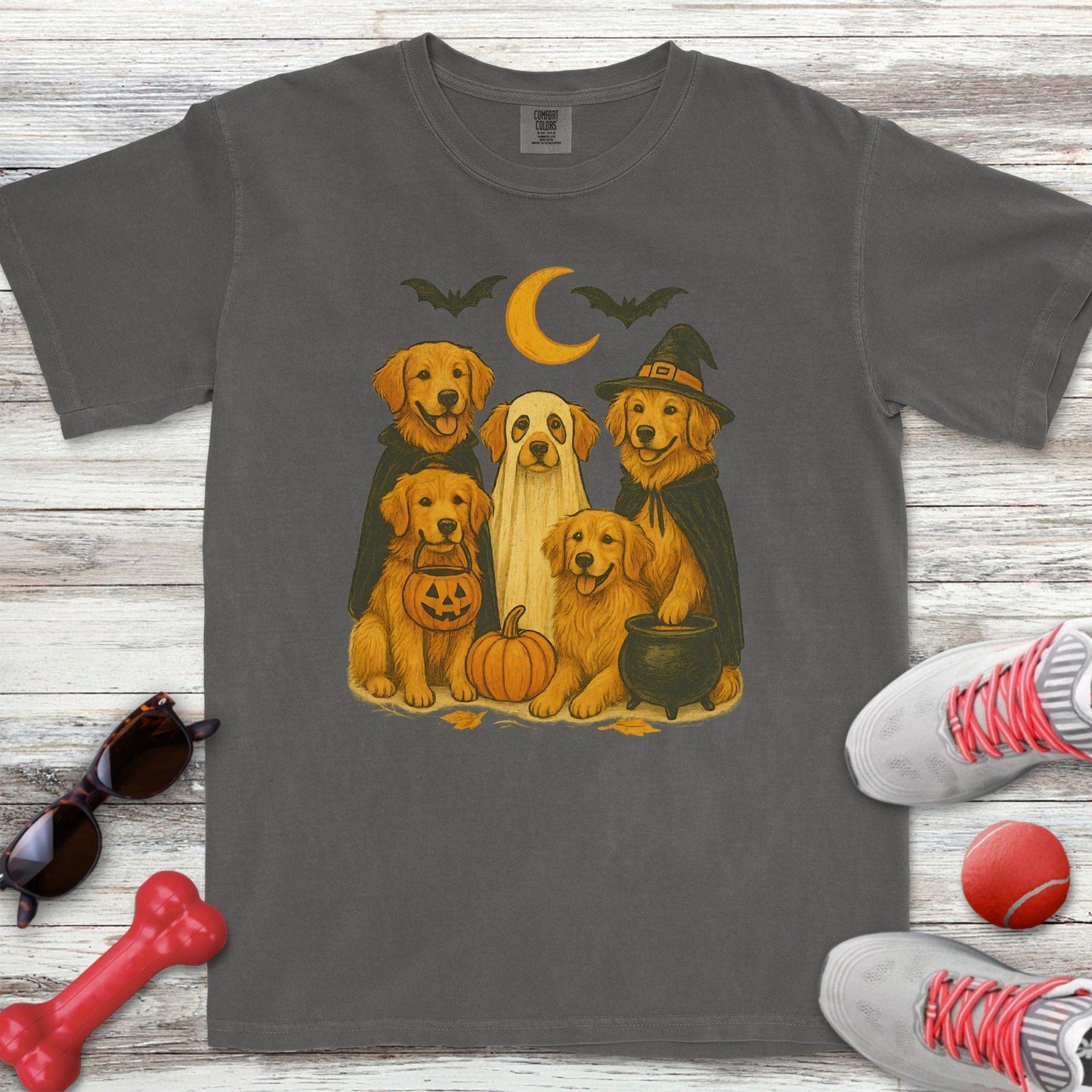 Golden Retriever Halloween T-Shirt