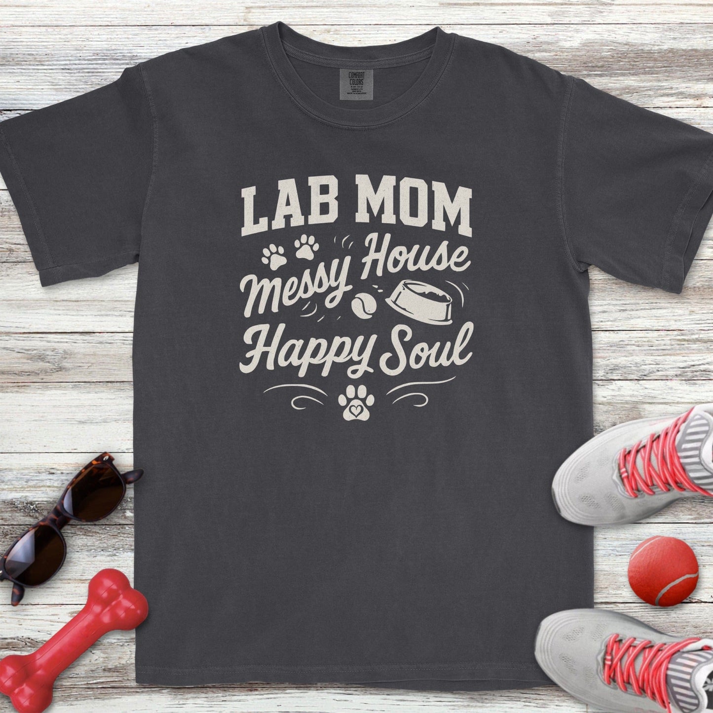 Lab Mom Happy Soul T-Shirt