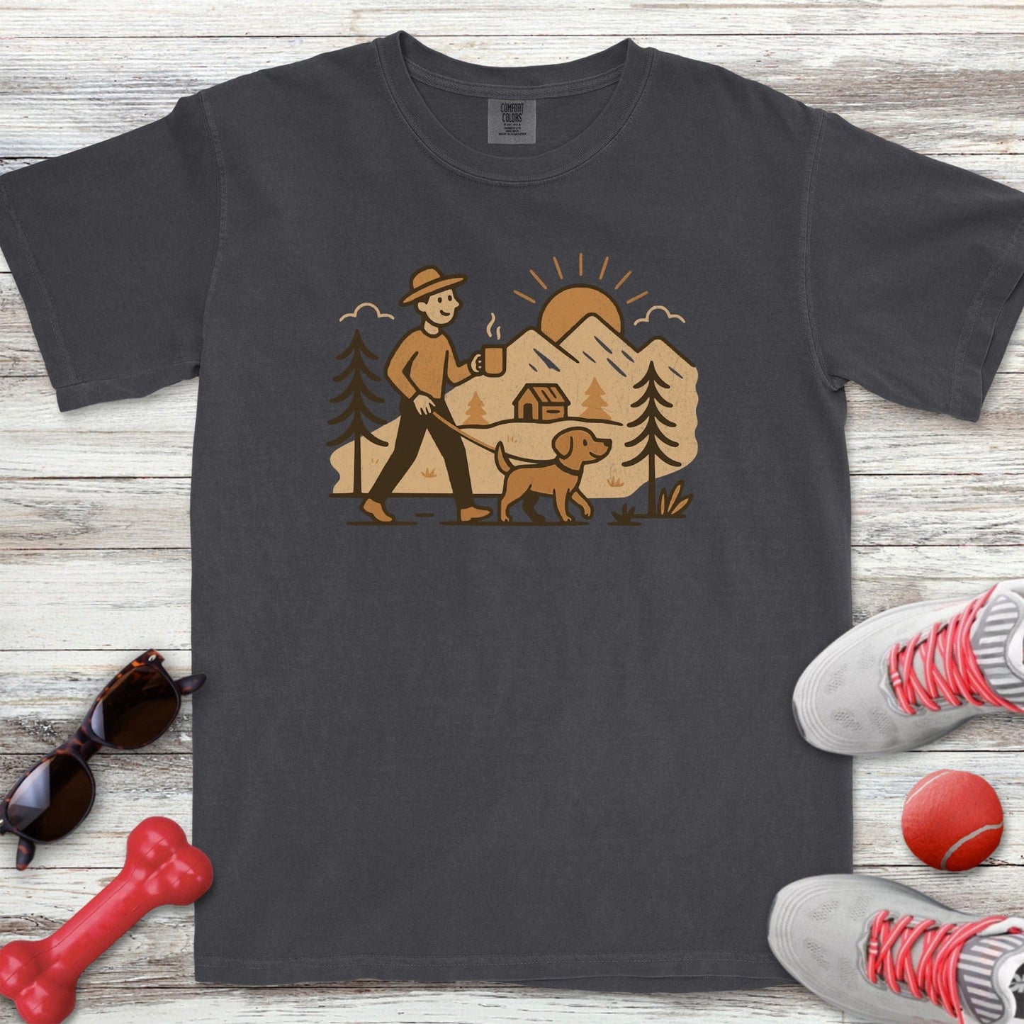 Morning Walk Dad T-Shirt