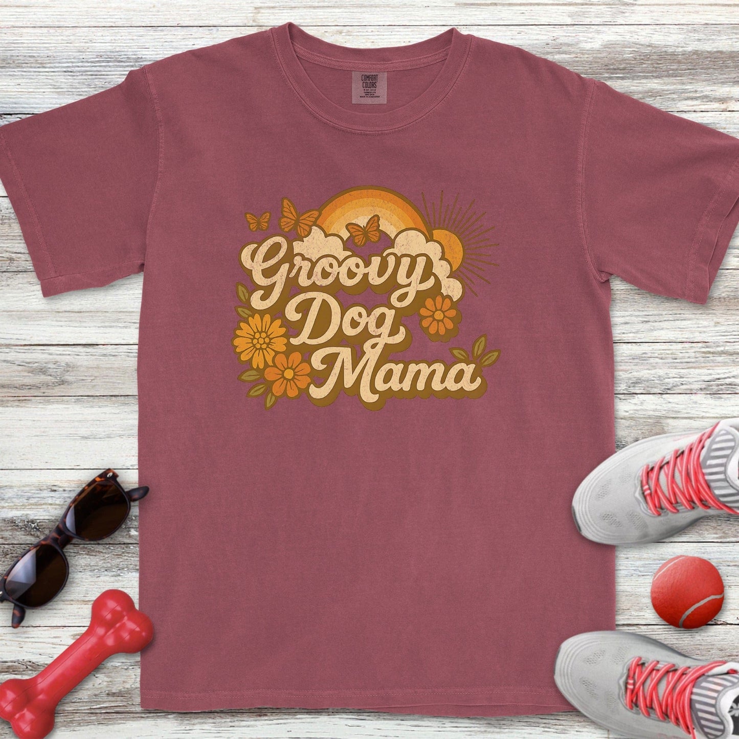 Groovy Dog Mama T-Shirt