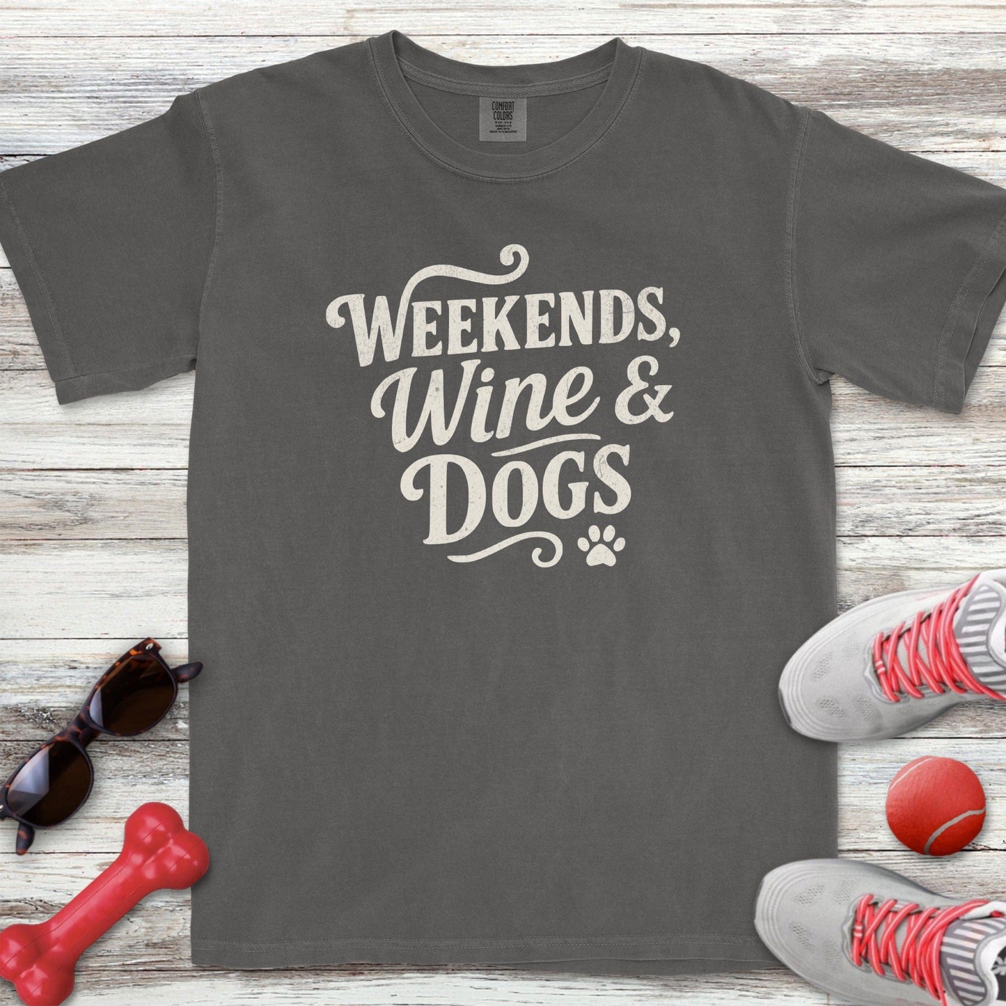 Weekends Wine Dogs T-Shirt