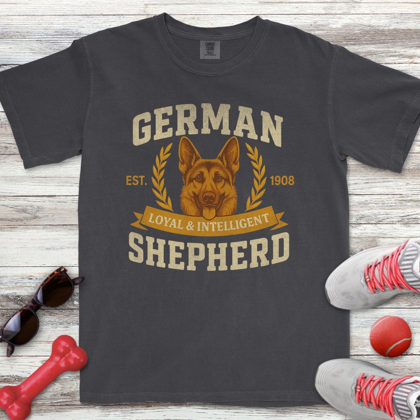 Vintage German Shepherd Comfort Colors T-Shirt