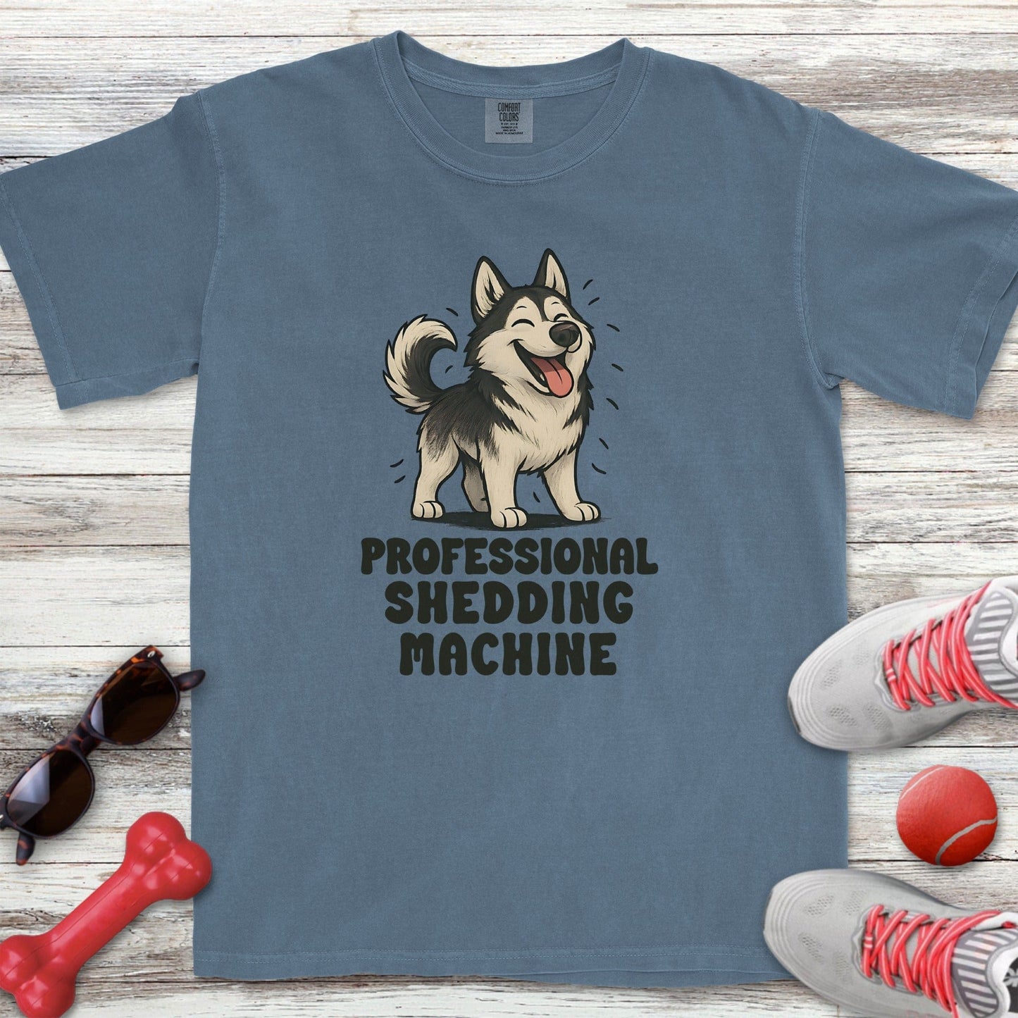 Husky Shedding Machine T-Shirt