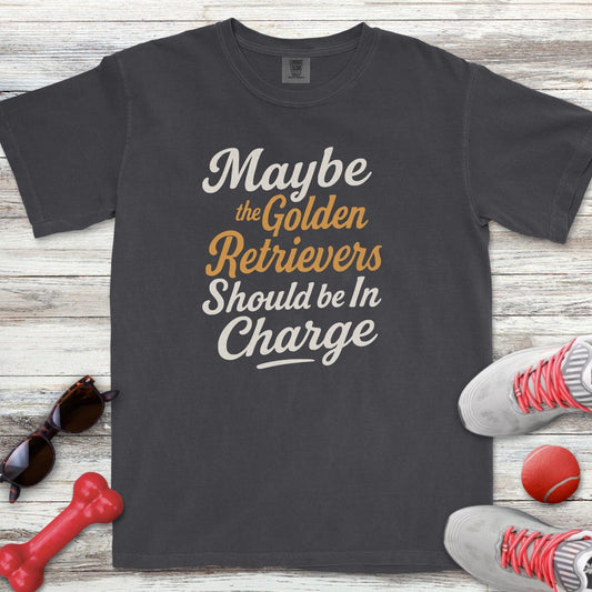 Golden Retrievers in Charge T-Shirt