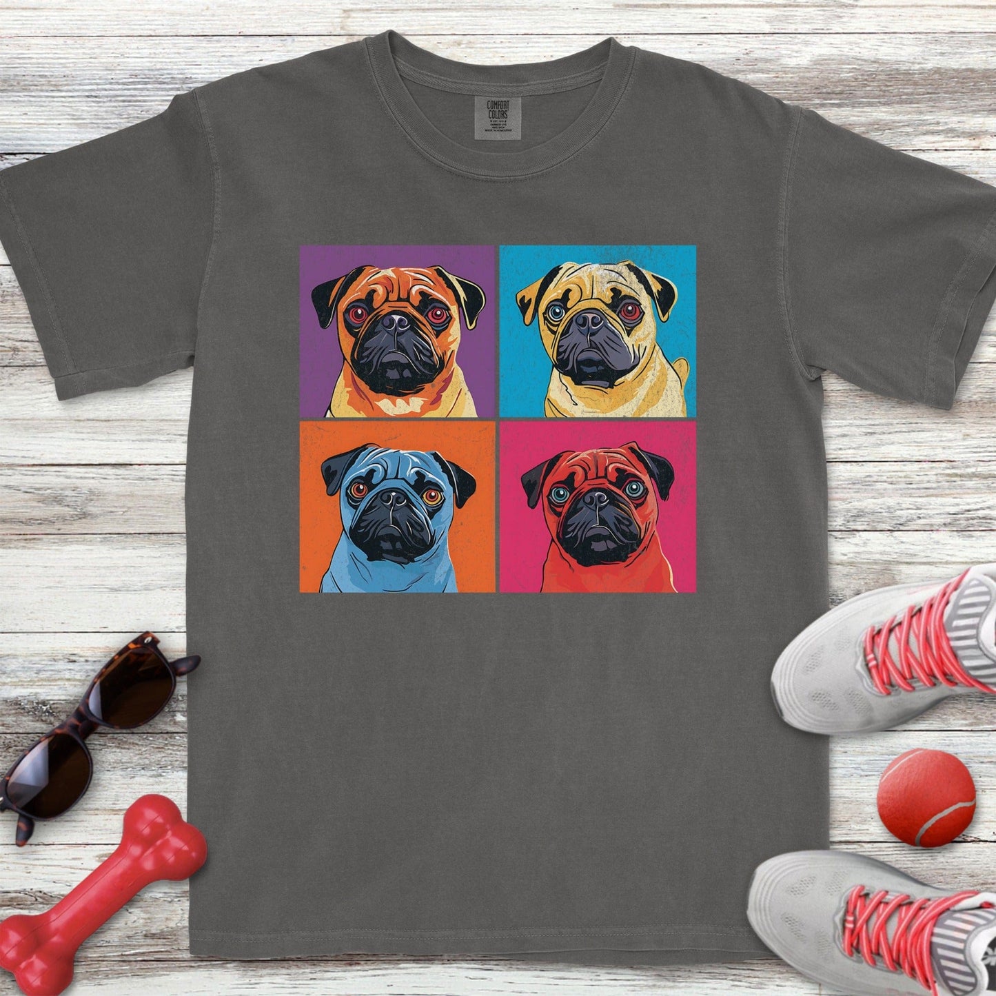 Pop Art Pug T-Shirt