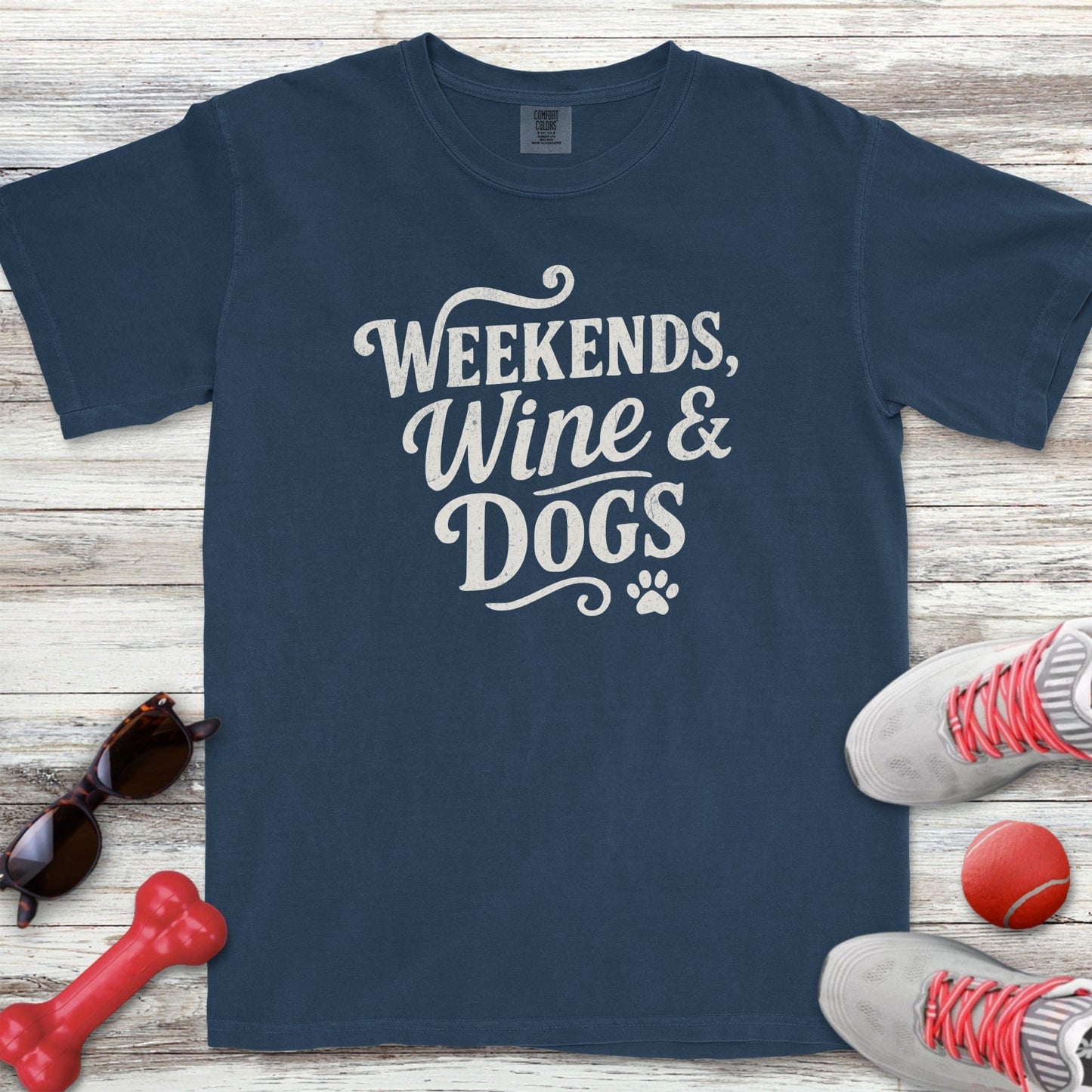 Weekends Wine Dogs T-Shirt