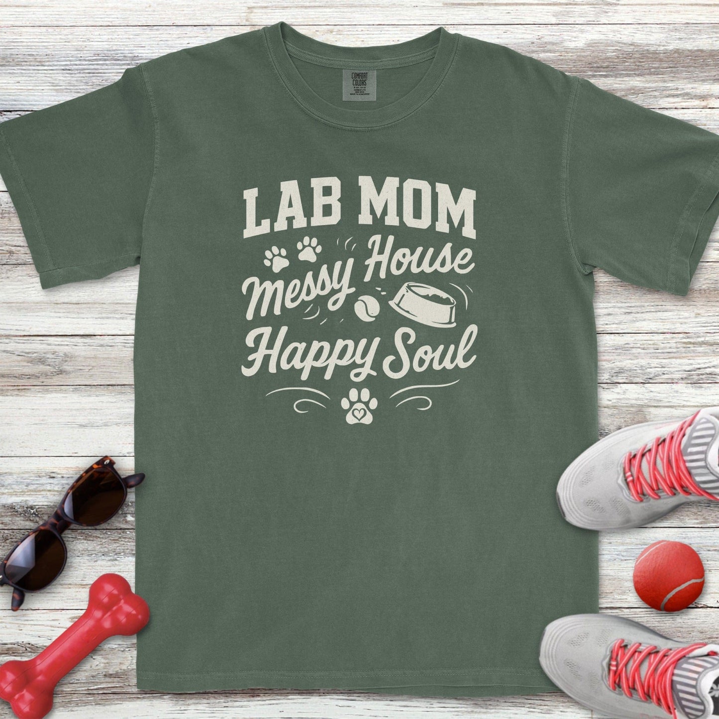 Lab Mom Happy Soul T-Shirt