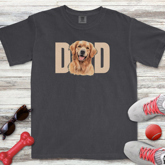 Golden Portrait Dad T-Shirt