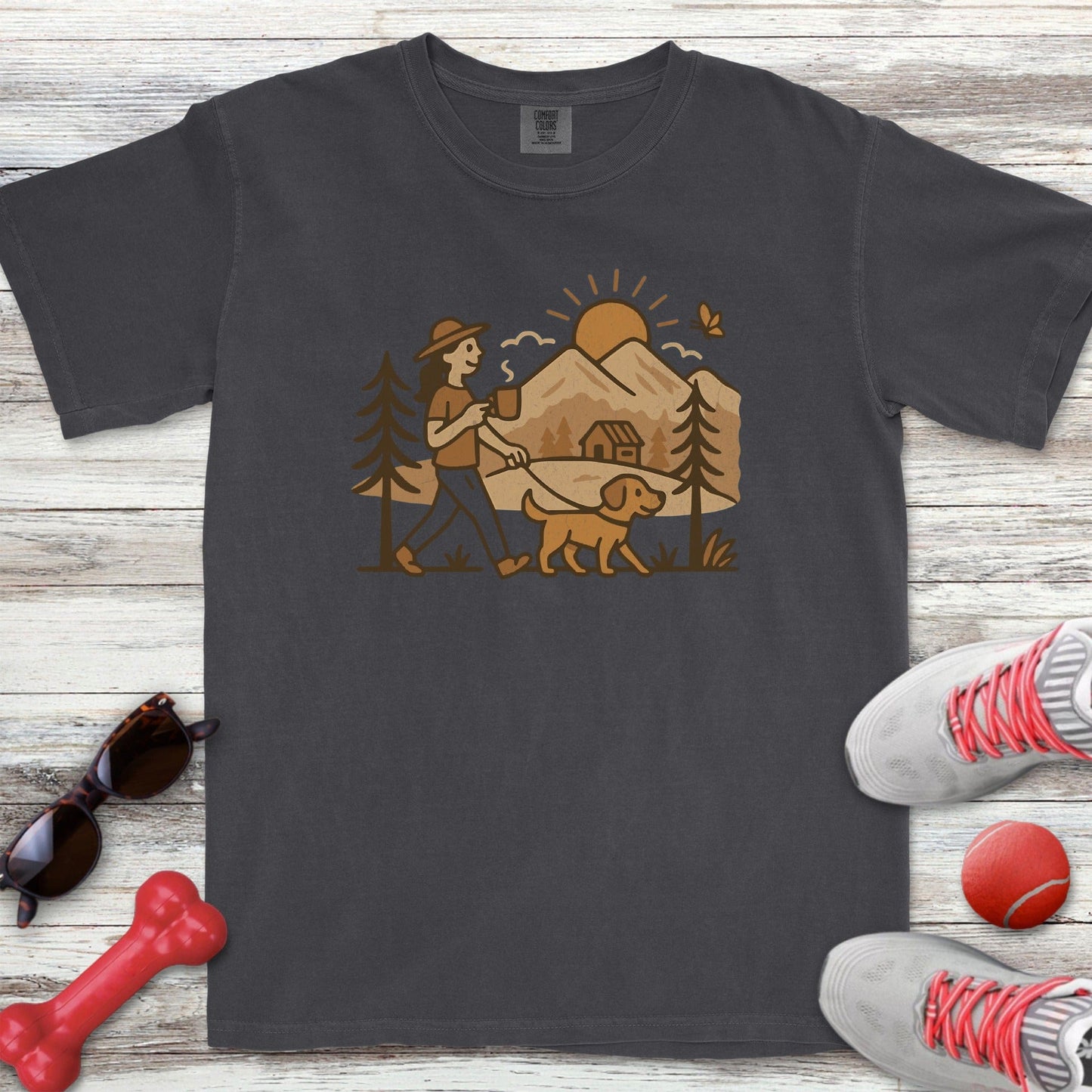 Morning Walk Mom T-Shirt