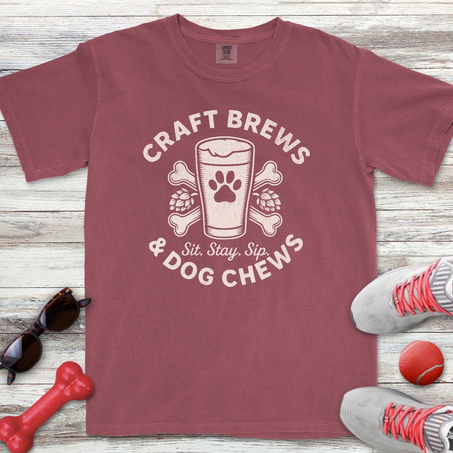 Craft Brews & Dog Chews T-Shirt