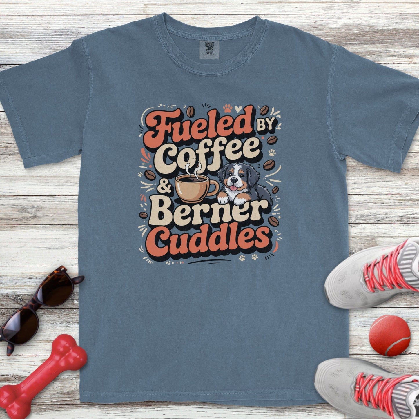 Coffee & Berner Cuddles T-Shirt