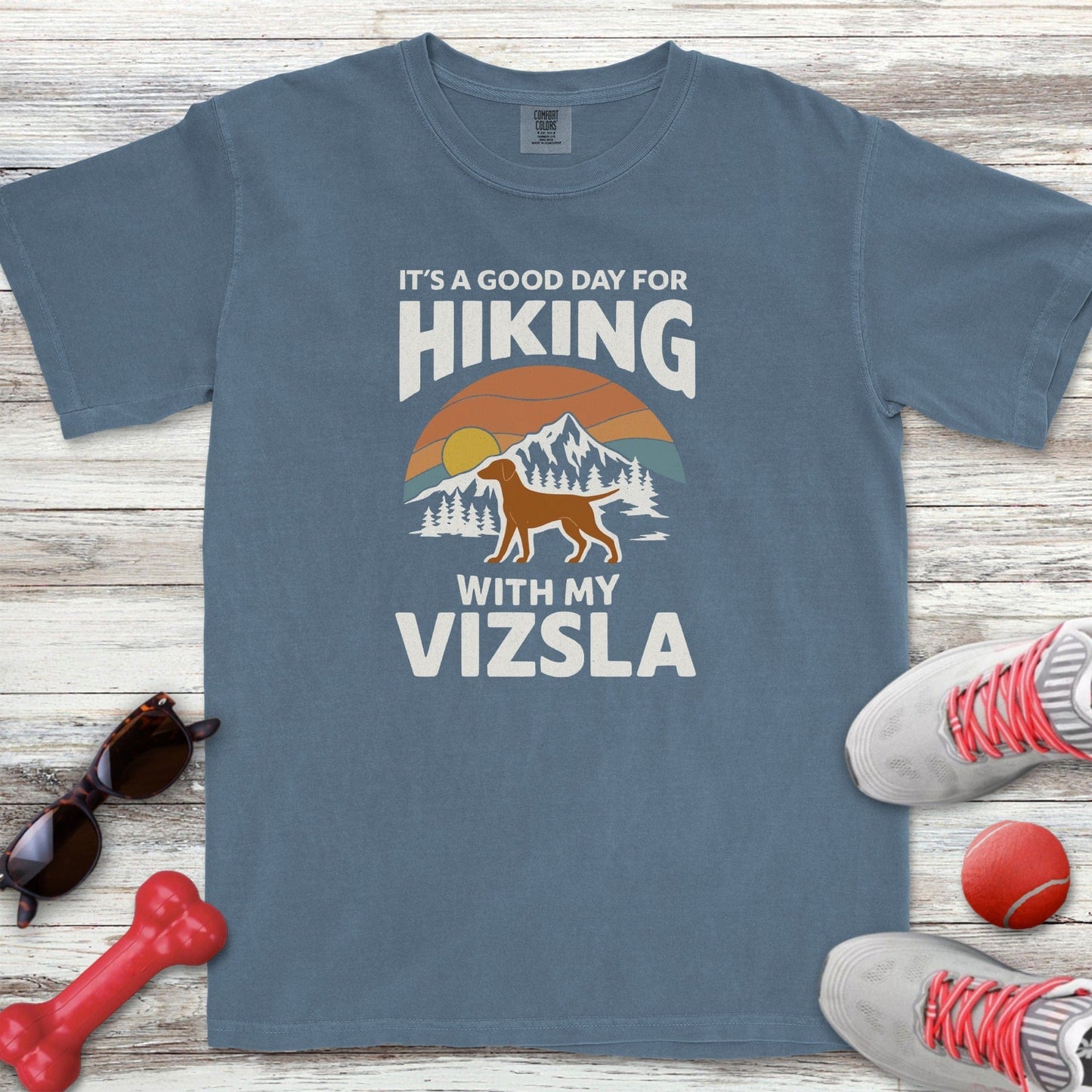 Hiking Vizsla T-Shirt