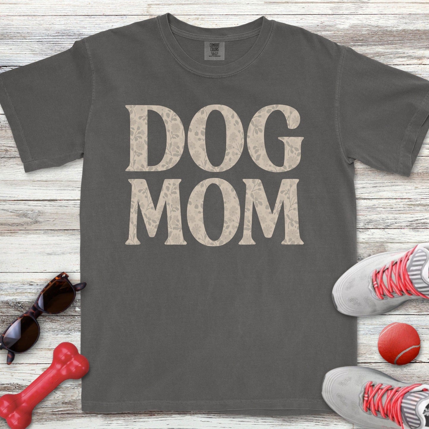 Dog Mom Floral T-Shirt