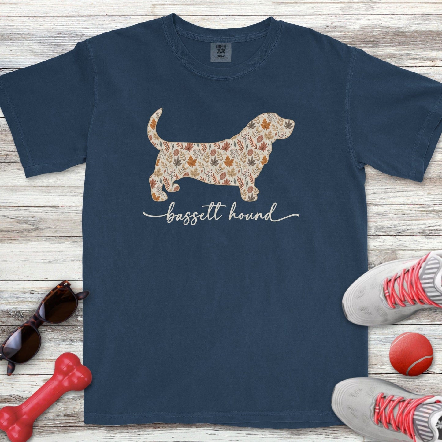Bassett Hound Fall T-Shirt