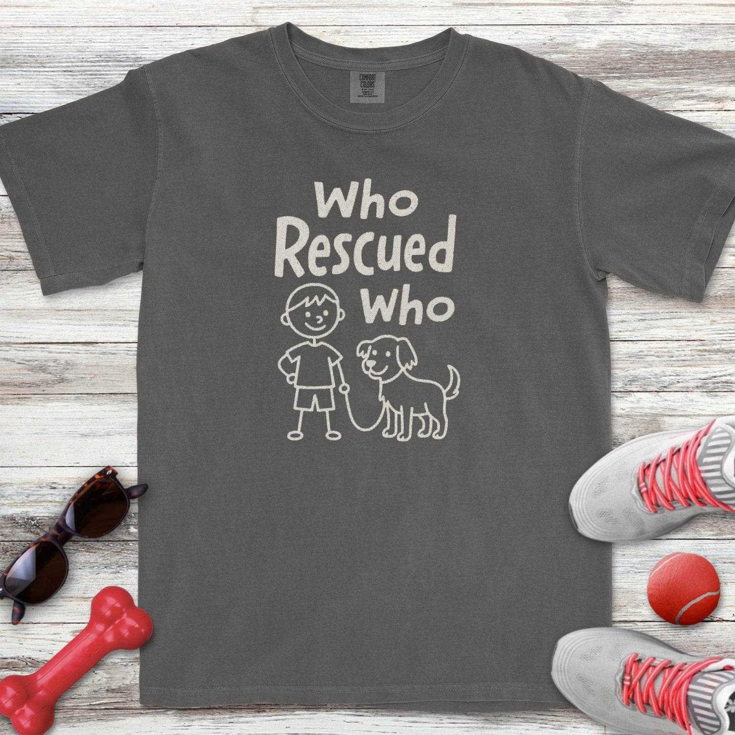 Who Rescued Who Boy T-Shirt
