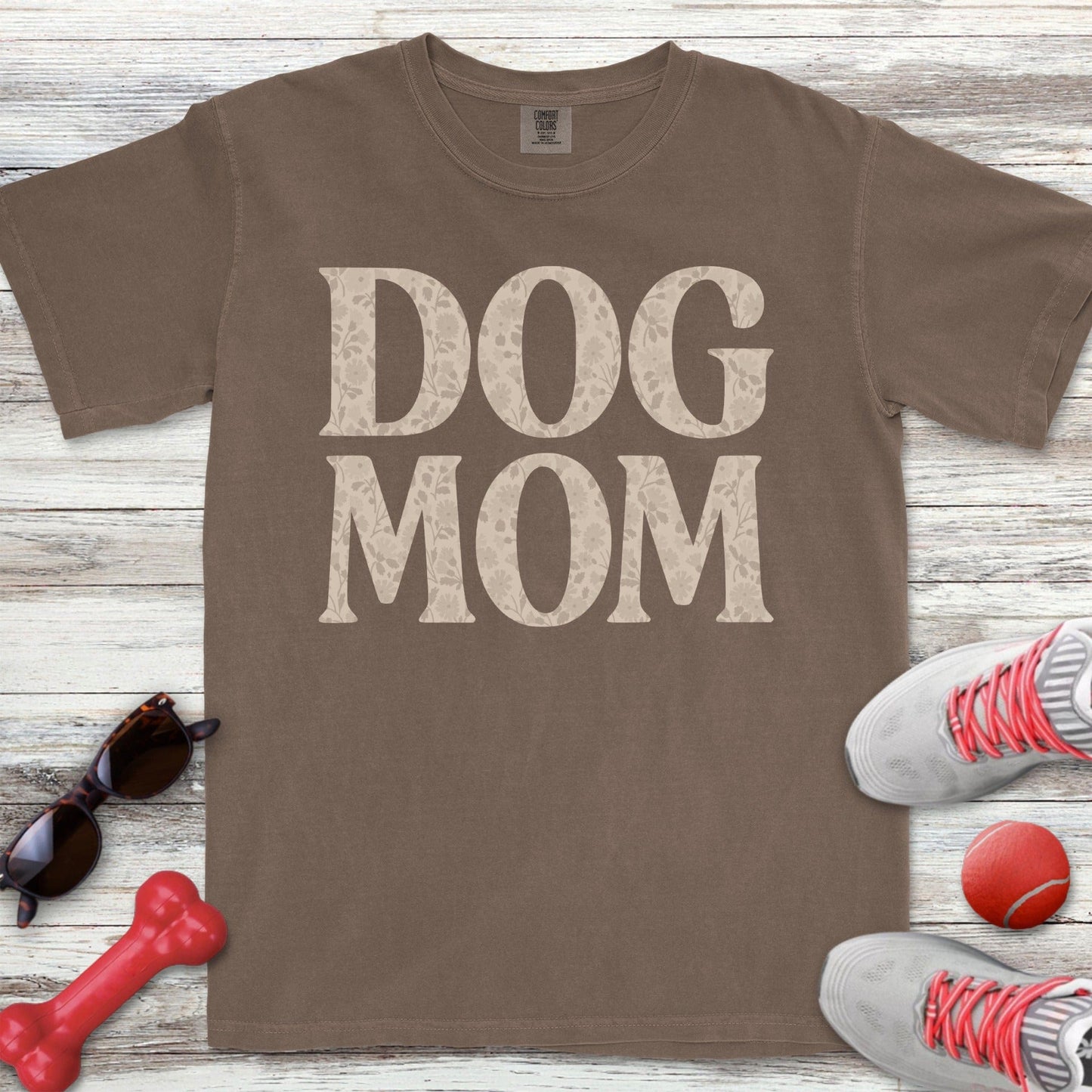 Dog Mom Floral T-Shirt