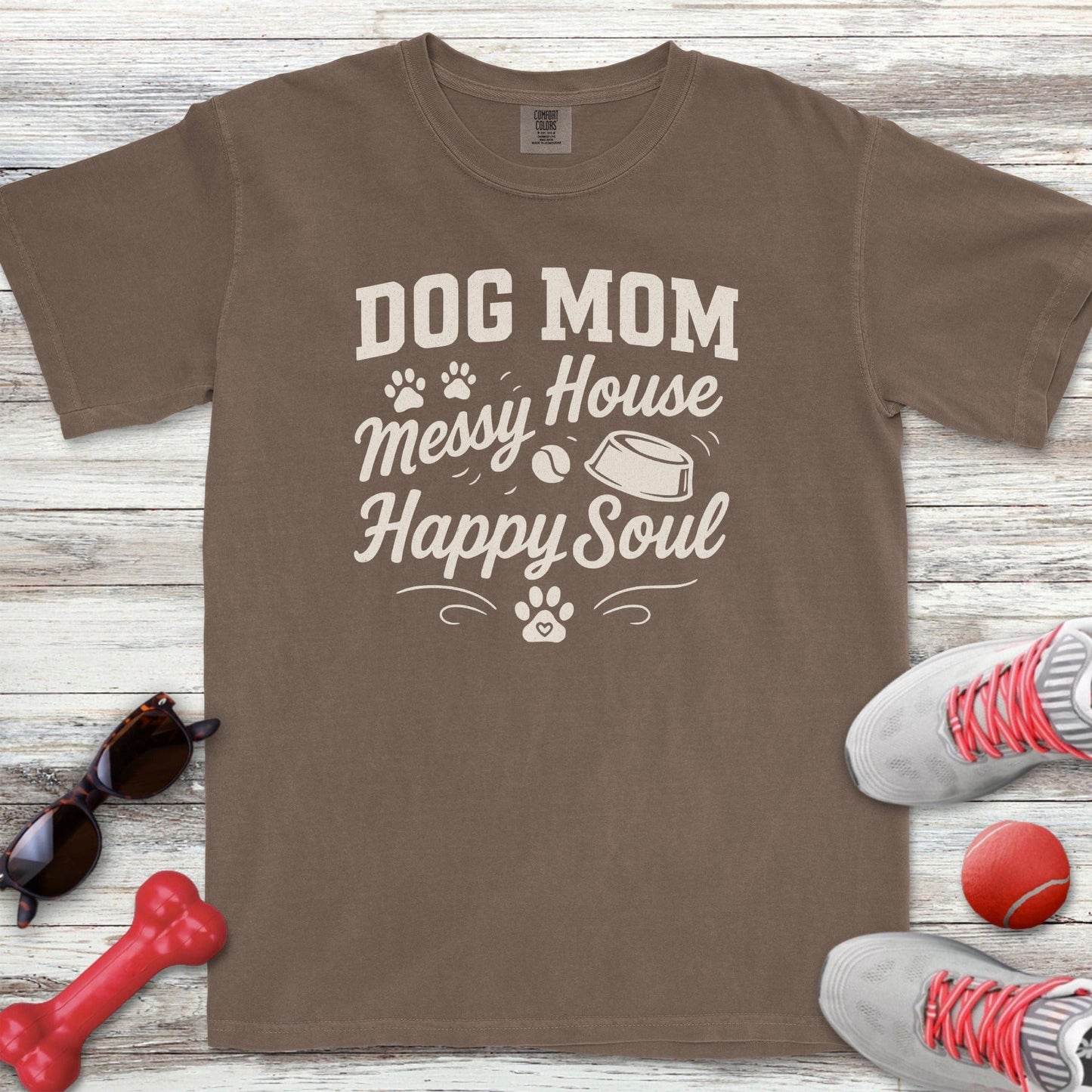Dog Mom Happy Soul T-Shirt