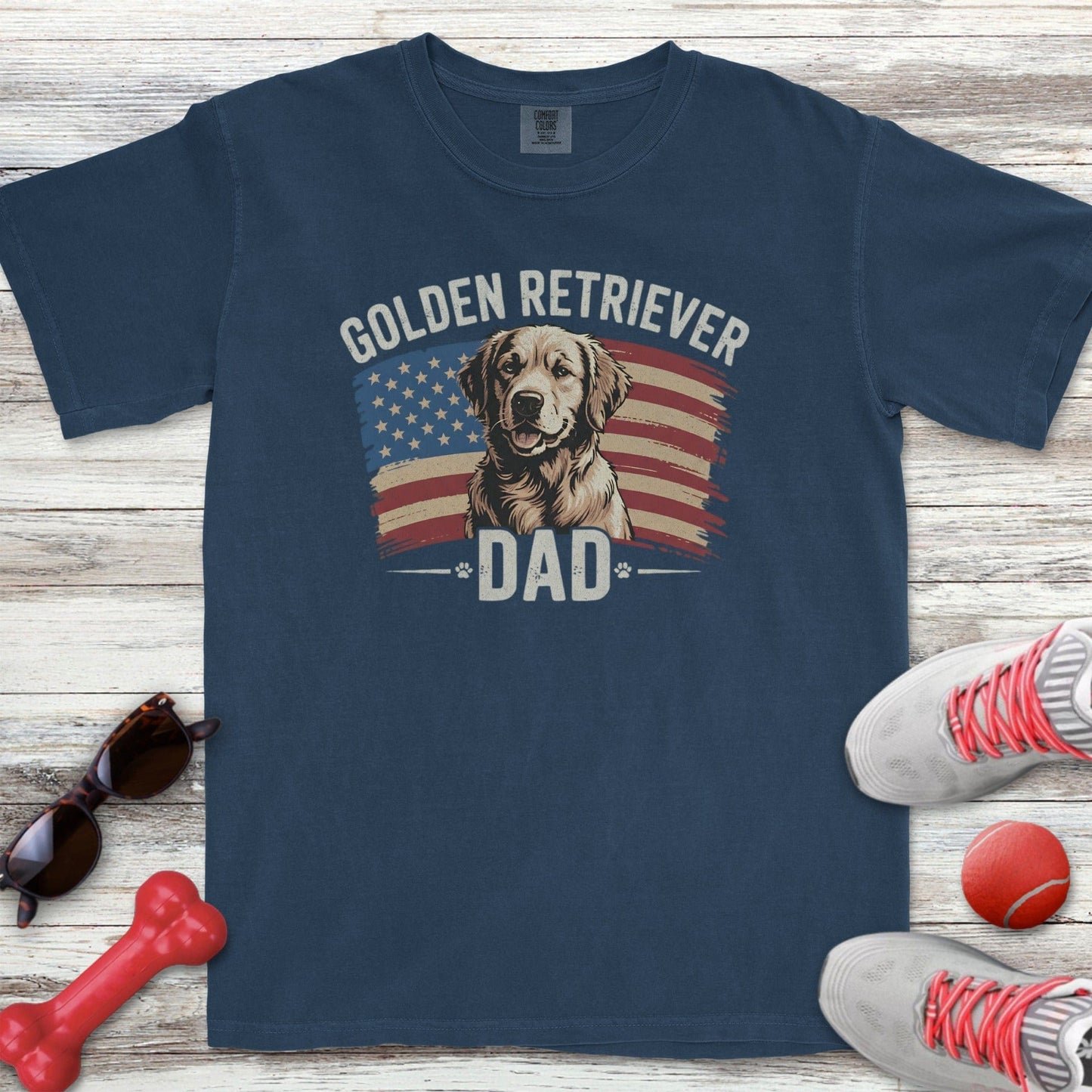 Golden Dad Flag T-Shirt