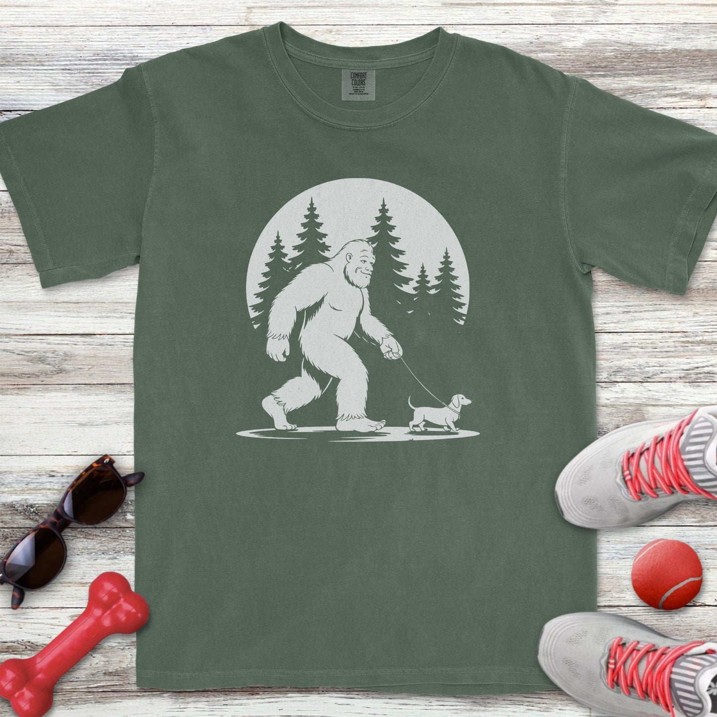Bigfoot & Dachshund T-Shirt