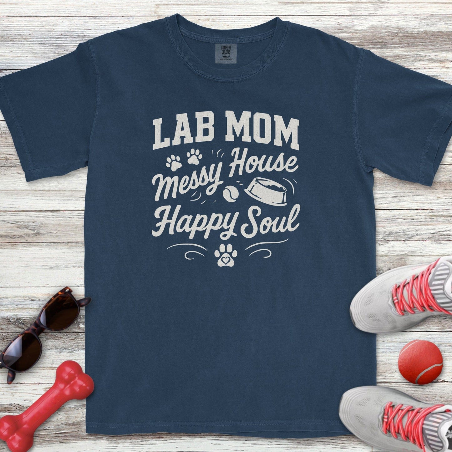 Lab Mom Happy Soul T-Shirt