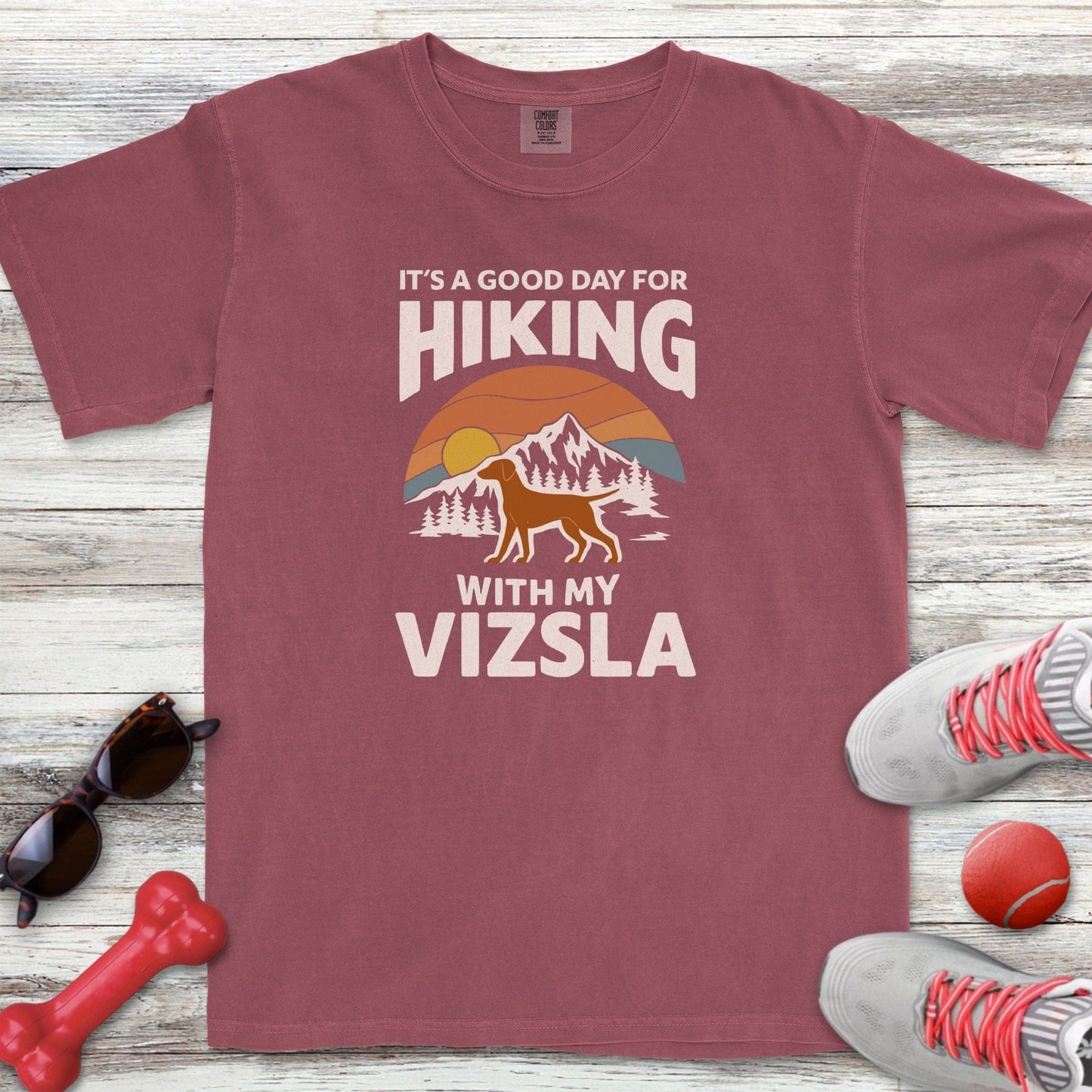 Hiking Vizsla T-Shirt