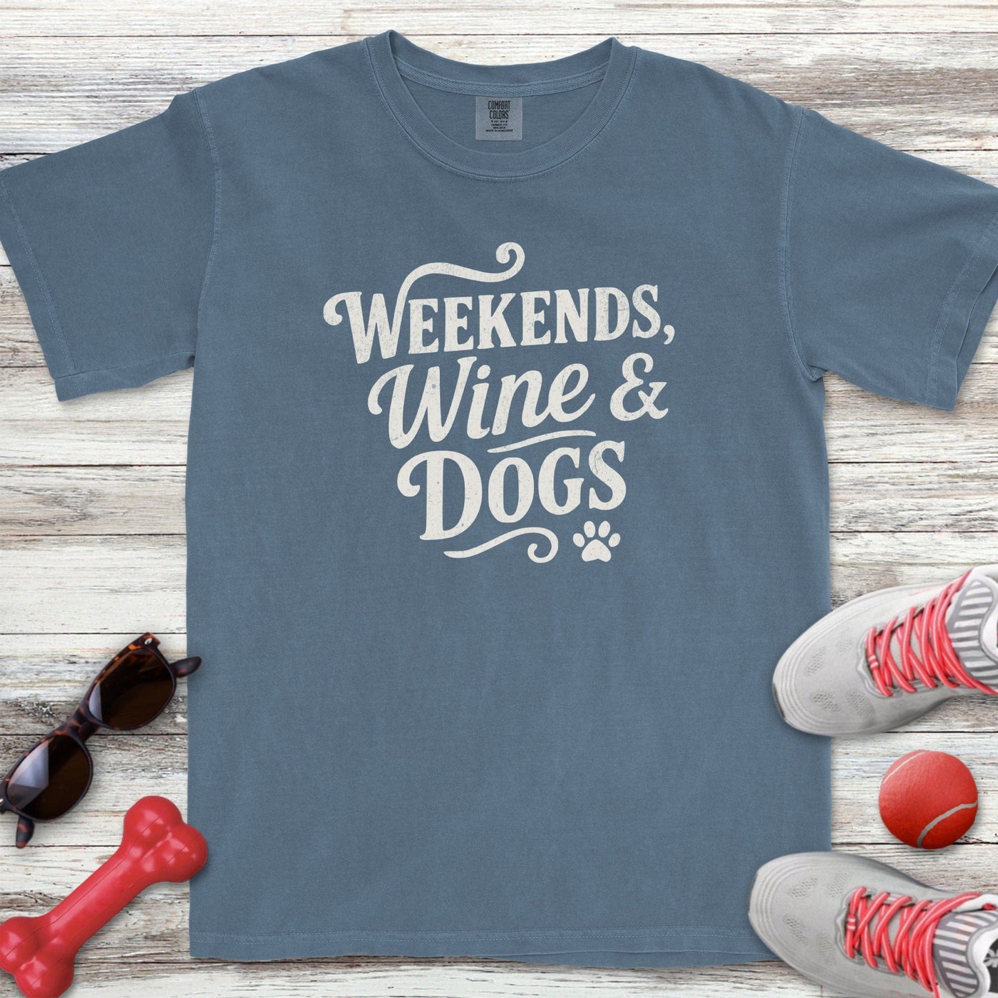 Weekends Wine Dogs T-Shirt