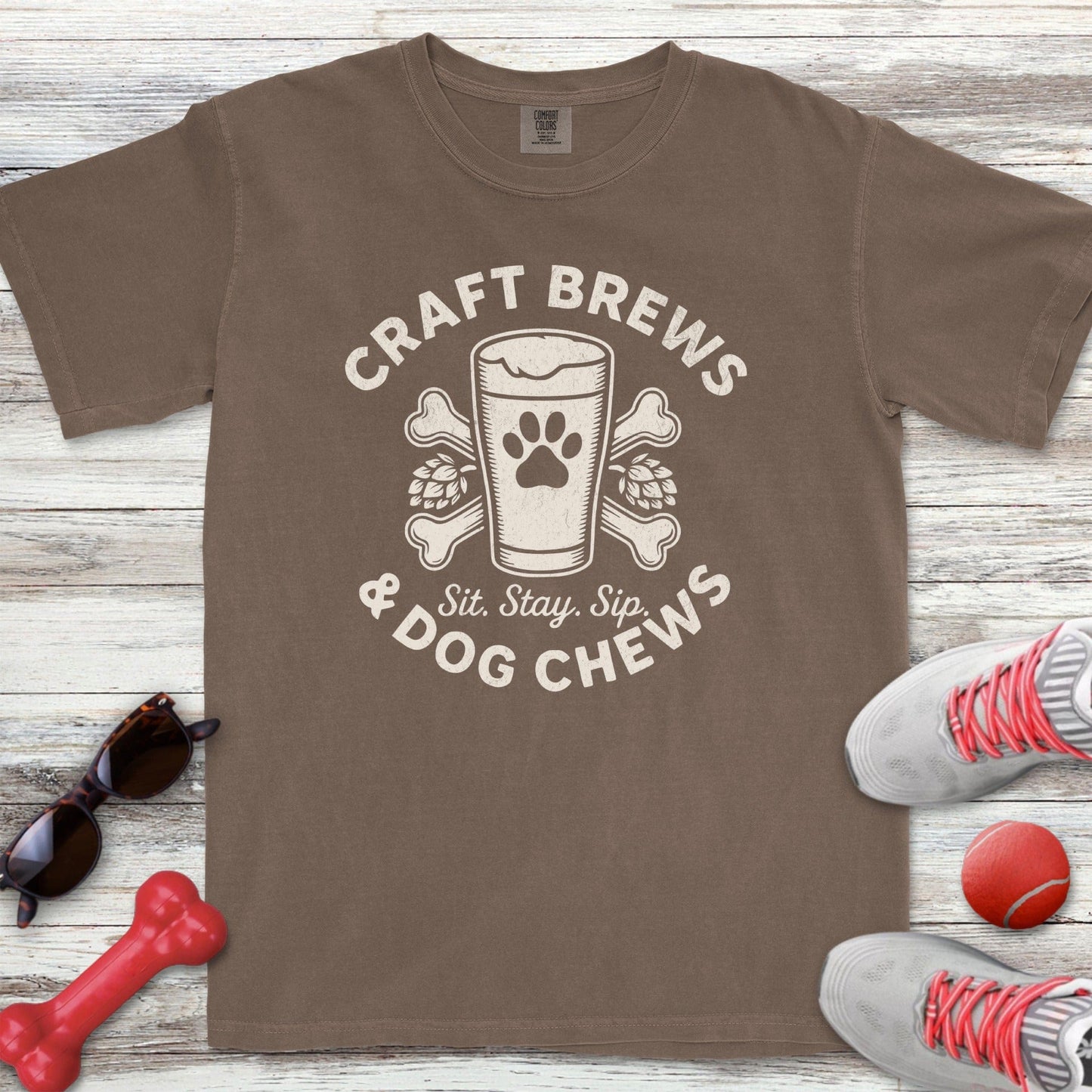 Craft Brews & Dog Chews T-Shirt