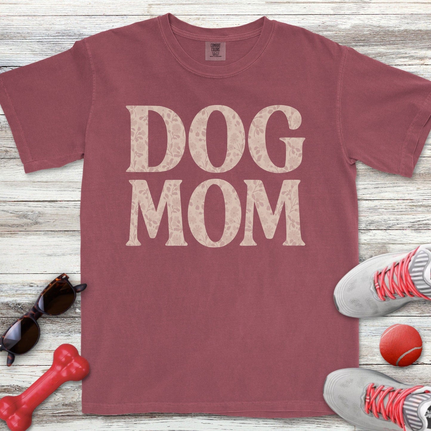 Dog Mom Floral T-Shirt