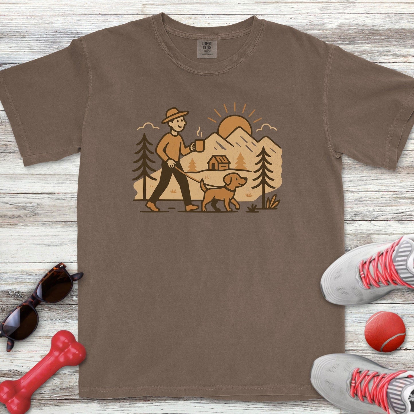 Morning Walk Dad T-Shirt