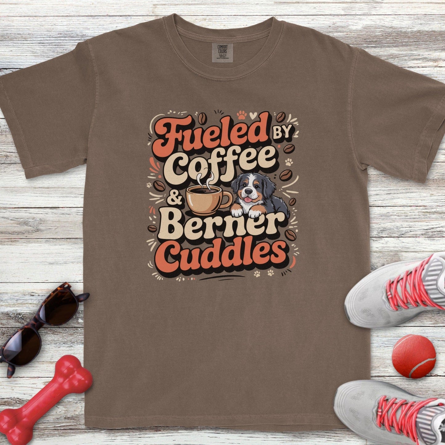 Coffee & Berner Cuddles T-Shirt