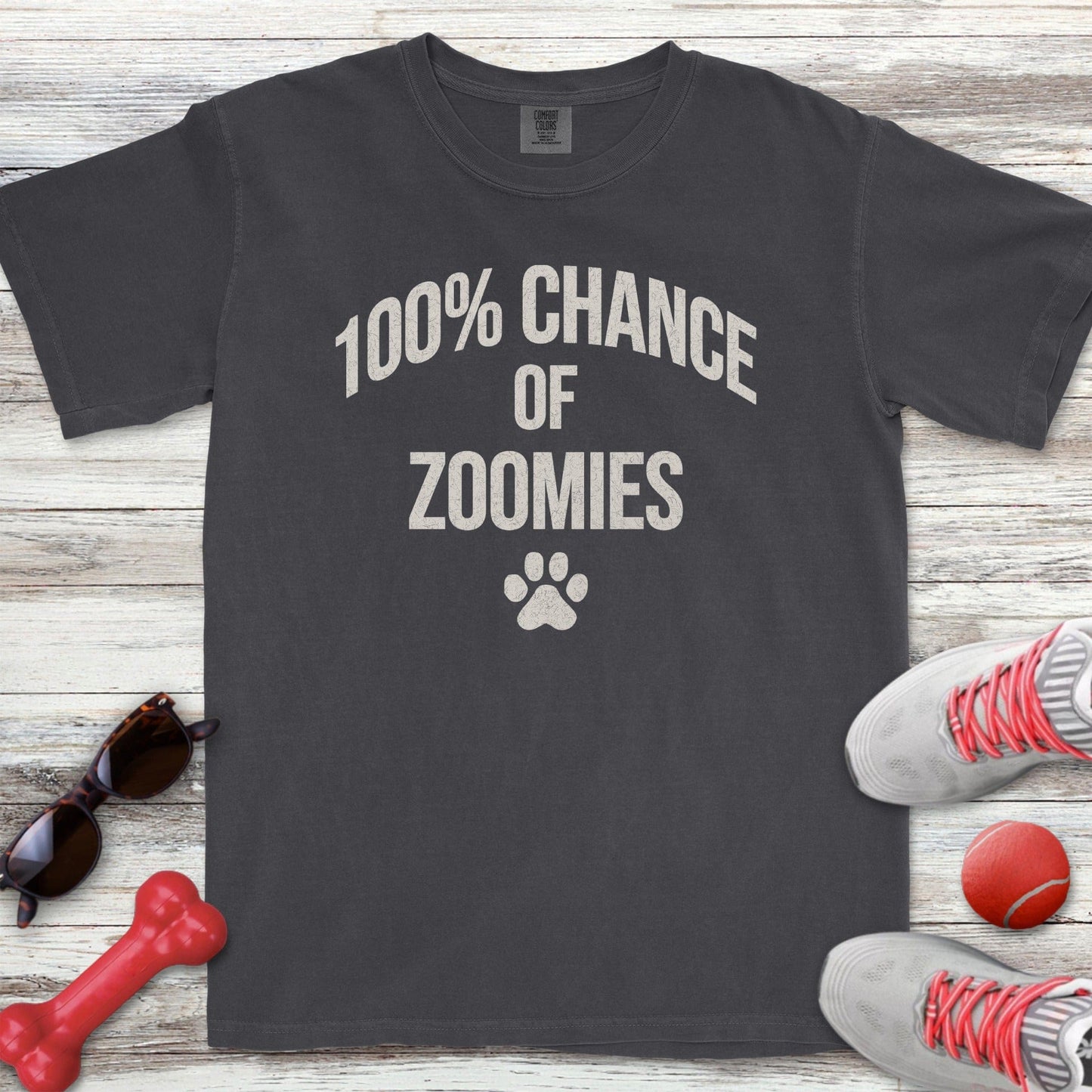 100% Chance of Zoomies T-Shirt