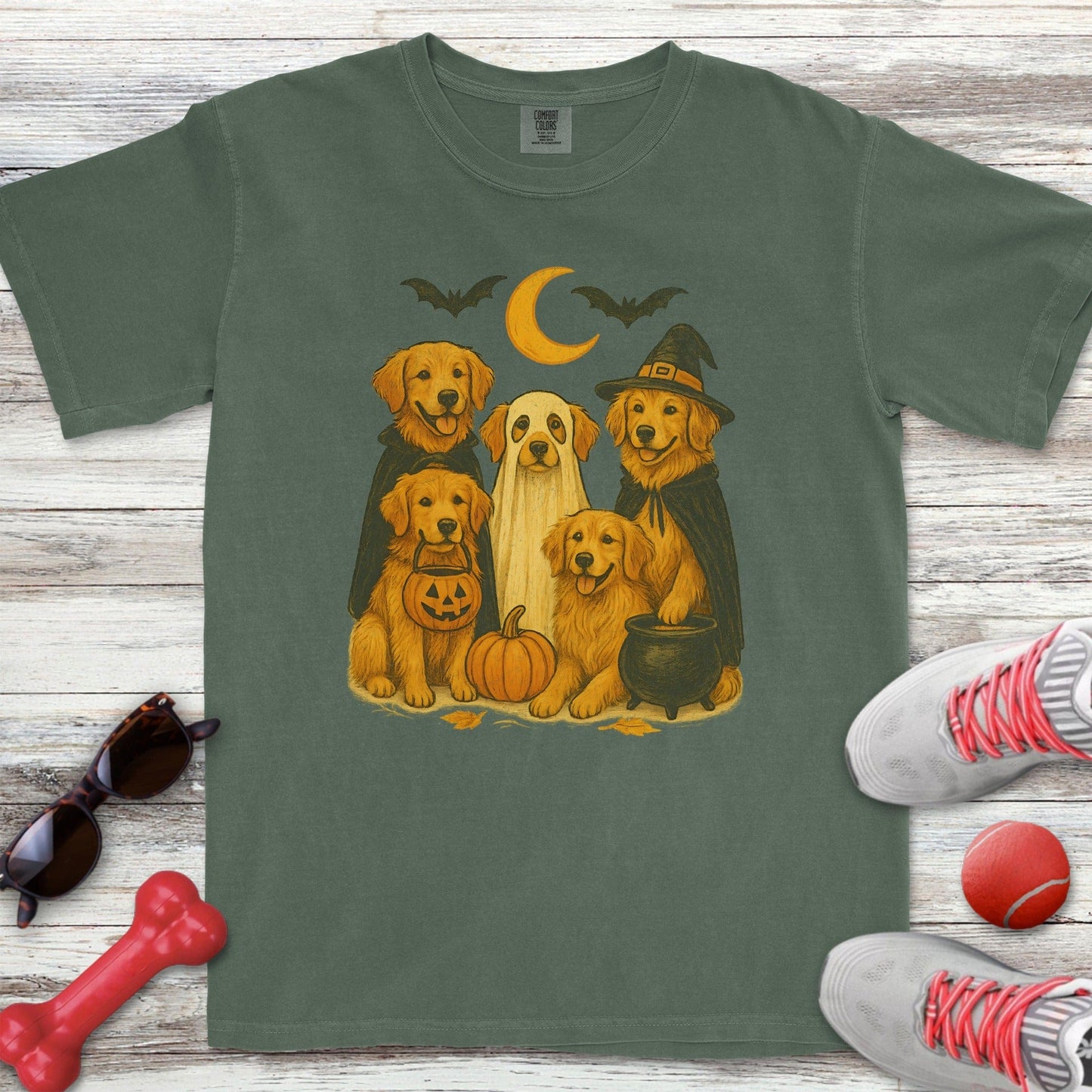 Golden Retriever Halloween T-Shirt