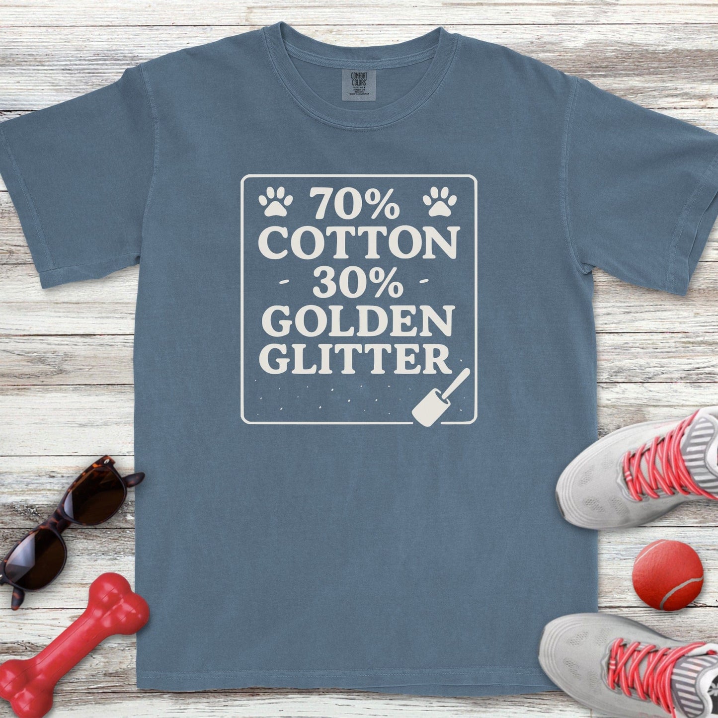 30% Golden Glitter T-Shirt