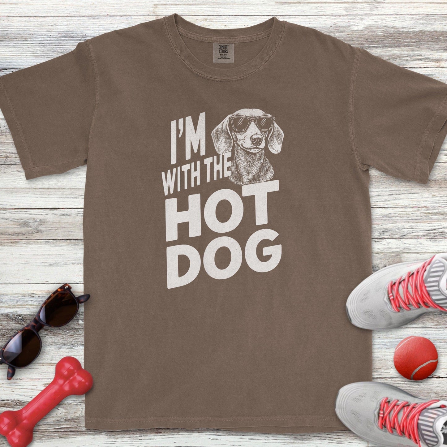 I'm With the Hot Dog T-Shirt