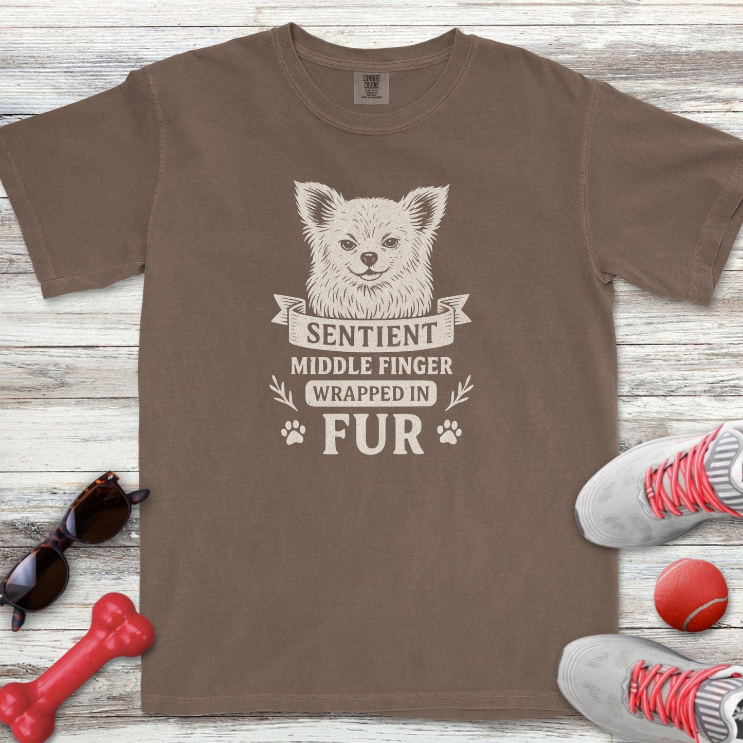 Sentient Middle Finger T-Shirt