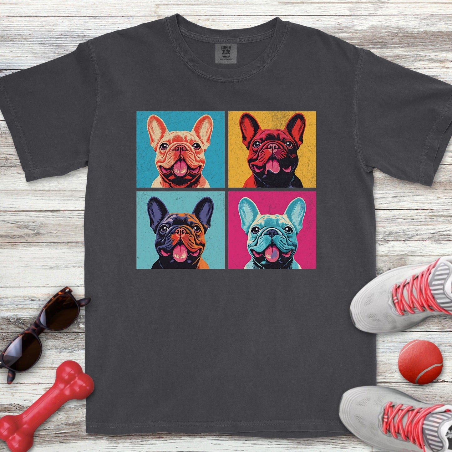 Pop Art French Bulldog T-Shirt