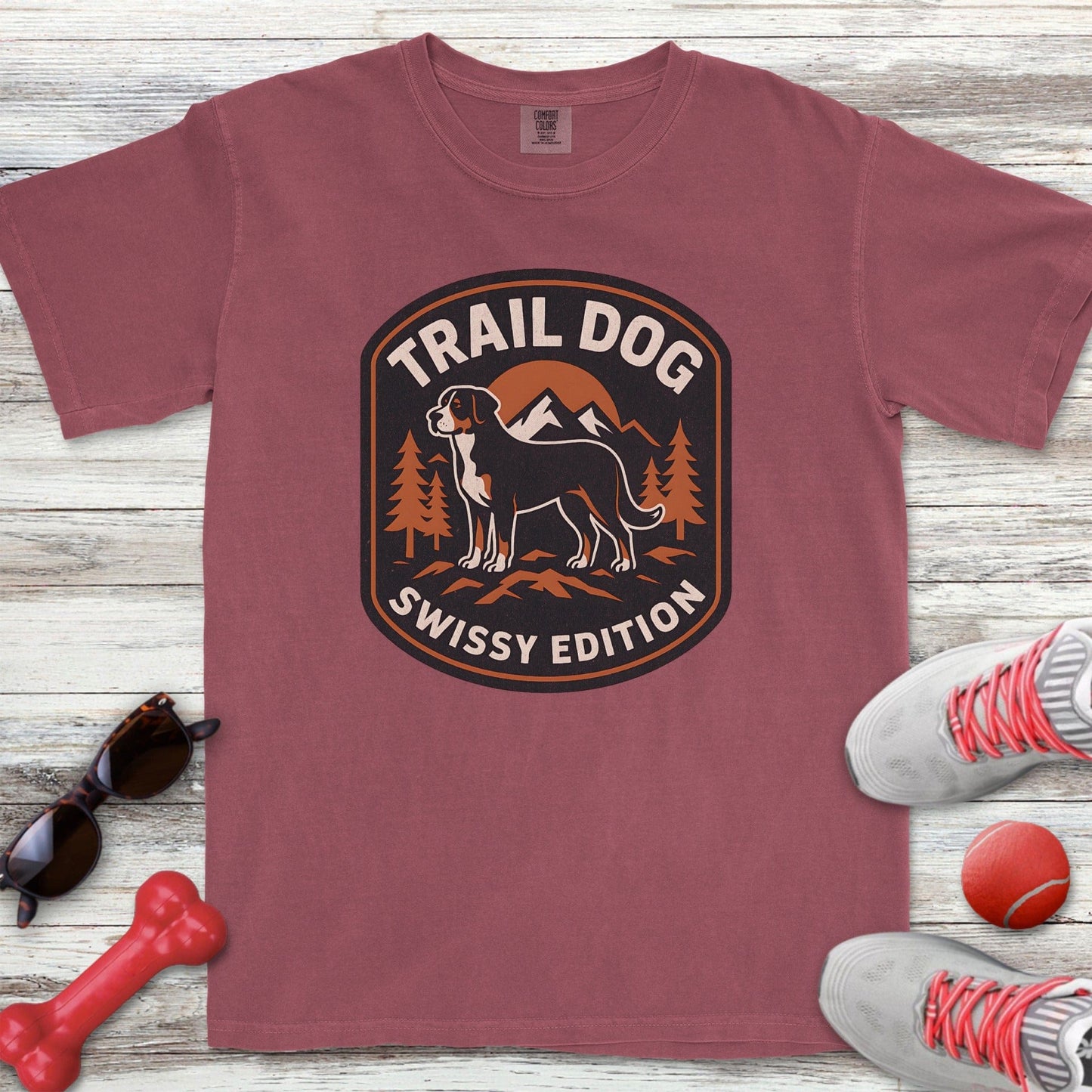 Swiss Mountain Dog Trail Dog T-Shirt